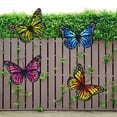 thumbnail image 1 of WM25 Metal Butterfly Wall Decor Outdoor, 4 Pack Hanging Metal Butterflies Wall Art Sculptures, 1 of 6