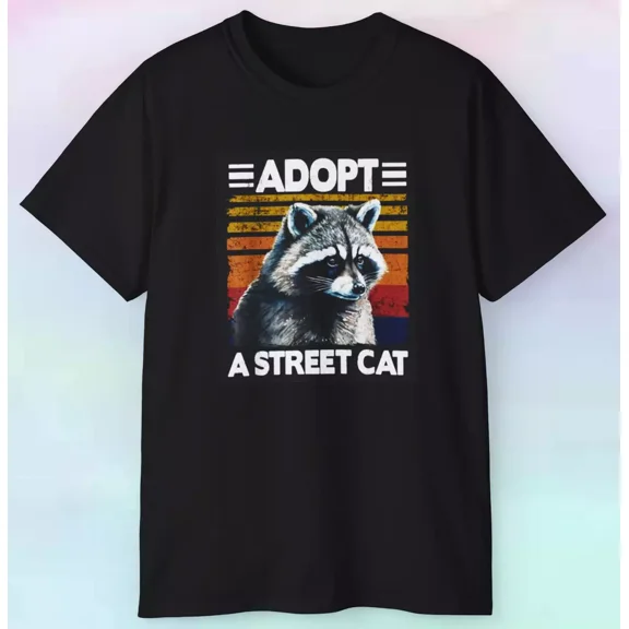 Hot Trending T-Shirt With Adopt A Street Cat Shirt | Funny Animals Wildlife | Design Preview Only