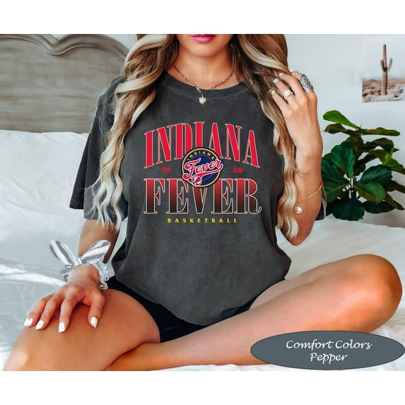 WMBA Indiana Fever 2000 Comfort Colors T-Shirt For Men Women, basketball Fan Gift, Moss Color, Size L