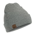 thumbnail image 1 of WMCAPS Winter Beanie Hat Acrylic Knit Hats for Men Women Soft Warm Unisex Cuffed Beanie(Gray), 1 of 8