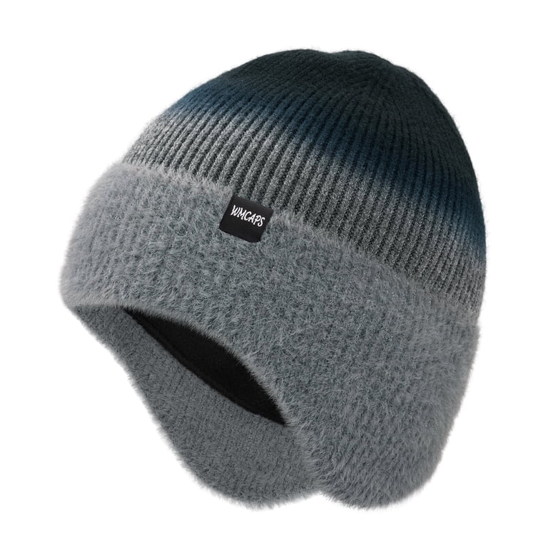 WMCAPS Winter Fleece Line Beanie Hats with Earflap for Men  display picture 1