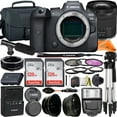 thumbnail image 1 of Canon EOS R6 Mirrorless Digital Camera with RF 24-105mm STM Lens + Mount Adapter + 2 Pack 128GB Memory Card + Case + ZeeTech Accessory (International Version), 1 of 11