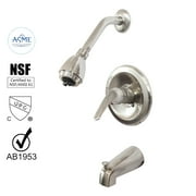 WMF Single-Handle Tub and Shower Trim Kit. Brushed Nickel Finish