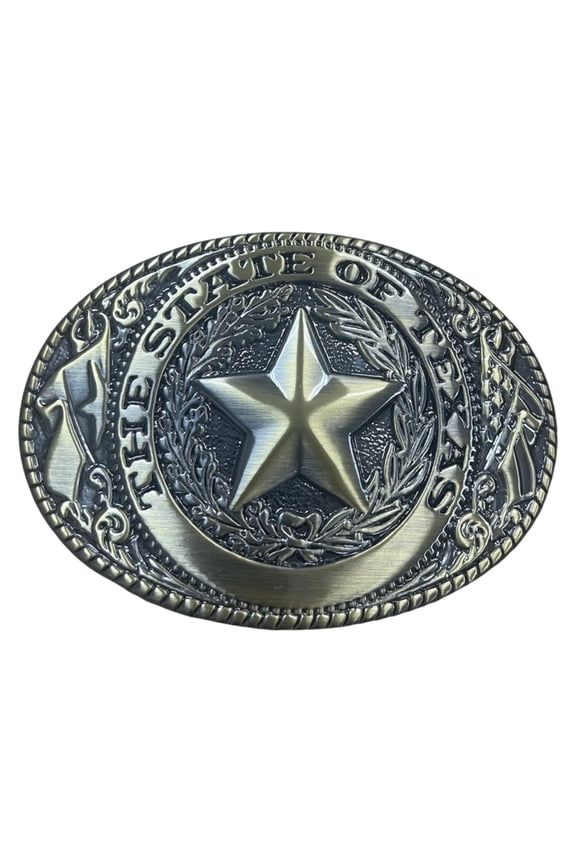 Texas State Belt Buckle Flag Map Cowboy Rodeo Western Fashion Star Emblem Unisex Buckles