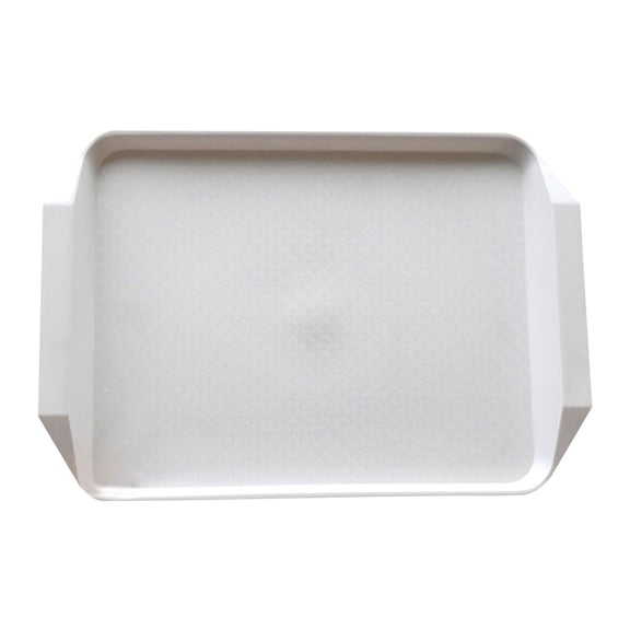 WMGHA 1 Piece Plastic Fast Food Tray – Bulk Colorful Cafeteria Restaurant Serving Grill Tray, Rectangular Lunch Trays (11.8 x 16.9 Inch) – 5 Colors – for Party, Kitchen, Coffee, Crawfish