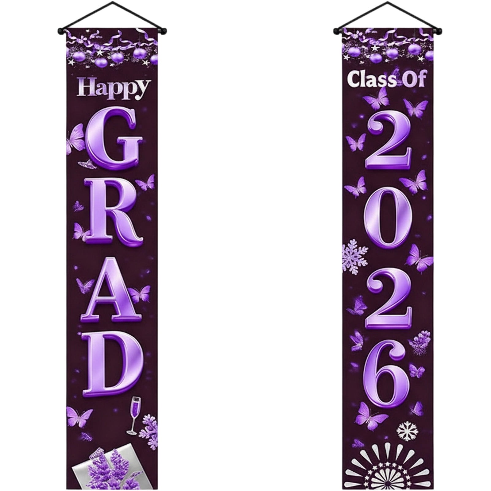 WMGHA 11.8 x 70.8 Inch Graduation Decorations 2026 Porch Banner ...