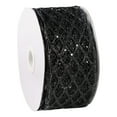 thumbnail image 1 of WMGHA 2.5 Inch Glitter Mesh Wired Ribbon For Christmas Tree Decor, Wrapping Crafts Bows Wreaths Garland Making, Tree Topper Holiday Decor 10 Yards Bulk Roll, 1 of 9