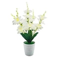 thumbnail image 1 of WMGHA 20 Pcs Artificial Daffodils Flowers in Vase for Home Decor, Spring Flower Fake Silk Flower Arrangement for Home Wedding Outdoor Front Door, UV-Resistant Artificial Potted Flowers, 1 of 6