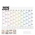 One Page Annual Calendar 2025 