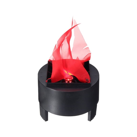 WMGHA 3D Artificial Fake Fire Flames,110V LED Effect Light Electric Fake Campfire Lamp,Realistic Simulated Prop Flame Lamp for Christmas/Halloween/New Year/Indoor/Stage/Party/Night Club Decor
