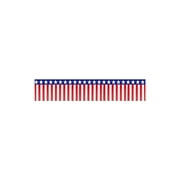 WMGHA 4th of July Decorations - Tinsel Foil Fringe Garland Tinsel Streamers, Red White and Blue Star Metallic Hanging Backdrop Banner Table Skirts for Parade Floats Memorial Day Patriotic Party