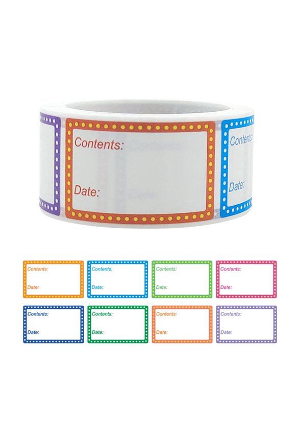 500 Pcs Removable Weekly Day of Week Label – Monday Through Sunday Inventory Sticker, Self Adhesive Date Dot Sticker for Restaurant Kitchen Container – Food Label Management