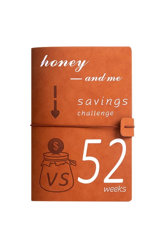 ‌52-Week Couples Savings Challenge Book‌ - Reusable Budget Planner with Envelope Pockets, Financial Goal Tracker for Date Nights/Vacations, Money Management Organizer