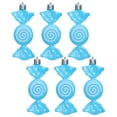 thumbnail image 1 of WMGHA 6pcs Candy Land 2026 Xmas Birthday Party Wedding Suppiles Decoration, Hanging Candy Cane Christmas Tree Décor, Christmas Decorative Hanging Ornaments Crafts, 1 of 9