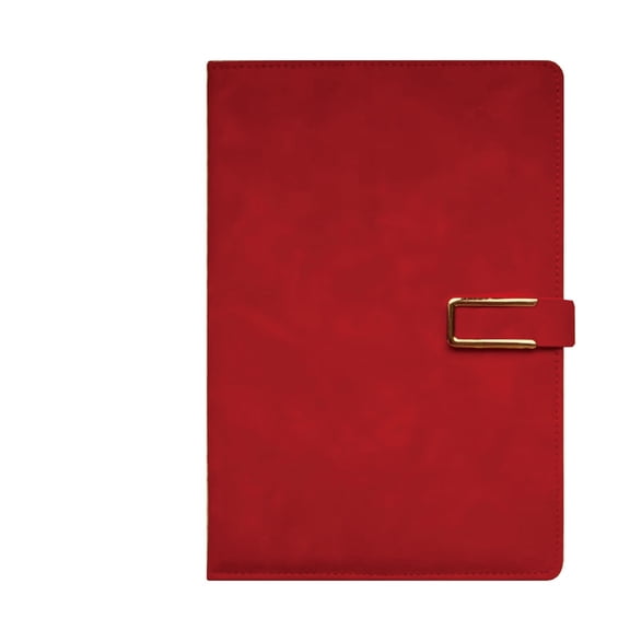 WMGHA A5 Lined Leather Journal Notebook for Men Women,Personalized Hardcover Journal with Magnetic Buckle,Thick Ruled Paper Daily Diary for School,Business,Work,Home Writing -9.8 X 6.9"