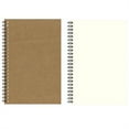 thumbnail image 1 of WMGHA A5 Thick Paper Notebook - Grid, Blank, Dot Journal for Work & Study - 100 Pages/50 Sheets Brown Kraft Cover - Durable Note-Taking for Students & Professionals, 1 of 9