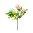 thumbnail image 1 of WMGHA ‌Artificial Easter Egg Stem Bouquet, Plastic Floral Picks for Spring Centerpieces, Pastel Easter Table Decor, Reusable Faux Flower Arrangement, DIY Easter Wreath Supplies, 1 of 6