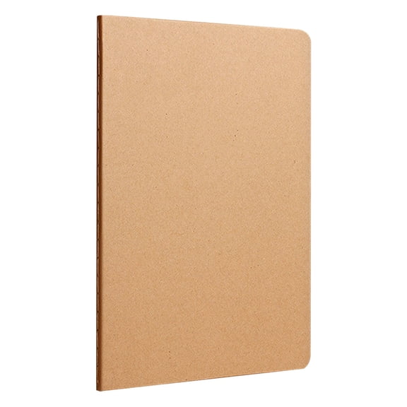 WMGHA Blank Kraft Notebooks, Blank Paper Sketchbooks for Drawing Doodling Writing,Travel Journal Set, A5, 36 Pages, Bullet Journal, Artist Travel Journal Gift