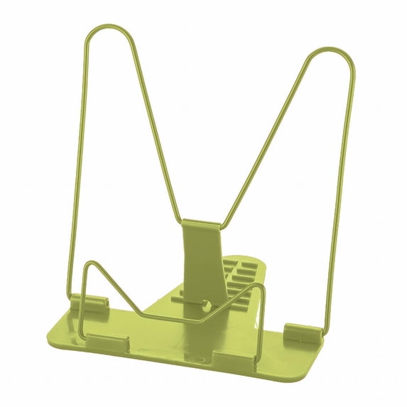 WMGHA Book Stand Metal Desk Book Holder, Book Holders for Reading Hands Free, Adjustable Cookbook Documents Holder, Portable Bookstand for Music Books, Textbook, Recipe, Tablet, Ipad