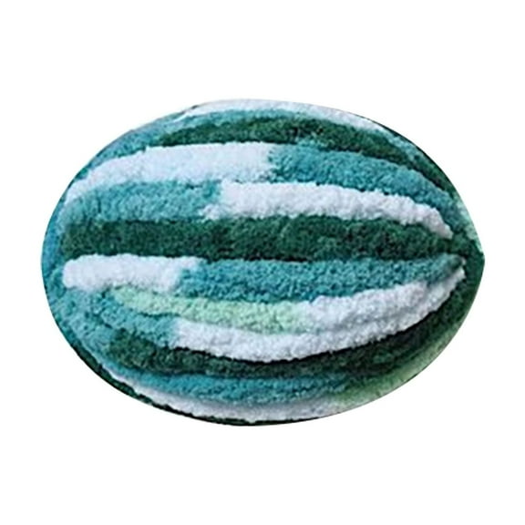 WMGHA Chenille Chunky Yarn Super Bulky Soft Thick Fluffy Jumbo Giant Washable Polyester Big Yarn DIY for Arm Knit Blanket Cushion Bed Sofa Home Decor,Multicolor