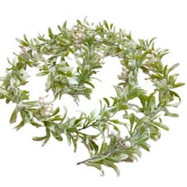 WMGHA Christmas Decorations ornaments Christmas Wreaths Christmas Wreath Cedar Wreaths Wreaths Mistletoe Wall Hanging Fireplace Stair Decoration Leaves Artificial Flowers