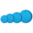 thumbnail image 1 of WMGHA Christmas Ornaments Resin Molds Silicone, Round Shape Pendant Christmas Molds for Epoxy Resin, DIY Crafts Keychain Making Christmas Tree Decorations,4 Sizes, 1 of 4