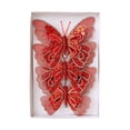 thumbnail image 1 of WMGHA Christmas Tree Butterfly Decorations, Glitter Butterfly Ornaments with Clips for Xmas Holiday Crafts and Christmas Tree,Festive Holiday Home Decor For Party Wedding Celebration, 1 of 9