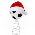 thumbnail image 1 of WMGHA Christmas Tree Topper - 3.5 Inch Soccer Christmas Tree Topper Ornament - Tree Top Decor, Home Xmas Party & Tabletop Display - Sports Themed Top Gift for Men, Senior Fans, Players & Teams, 1 of 8