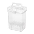 thumbnail image 1 of WMGHA Clear Pen Holder Boxes,Marker Organizer for Desk,Extra Large Crayon Holders,Plastic Storage Box for Pen,Crayon,Markers,Rulers,Art Supplies,Multifunctional Transparent Organizer, 1 of 9