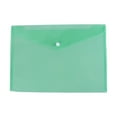thumbnail image 1 of WMGHA Clear Plastic Envelopes with Snap Closure, Colorful Flaps, Letter Size ,A4 Size Waterproof Transparent Pouch,Clear Folders for Documents Plastic Envelopes for Documents,1 Pack, 1 of 8