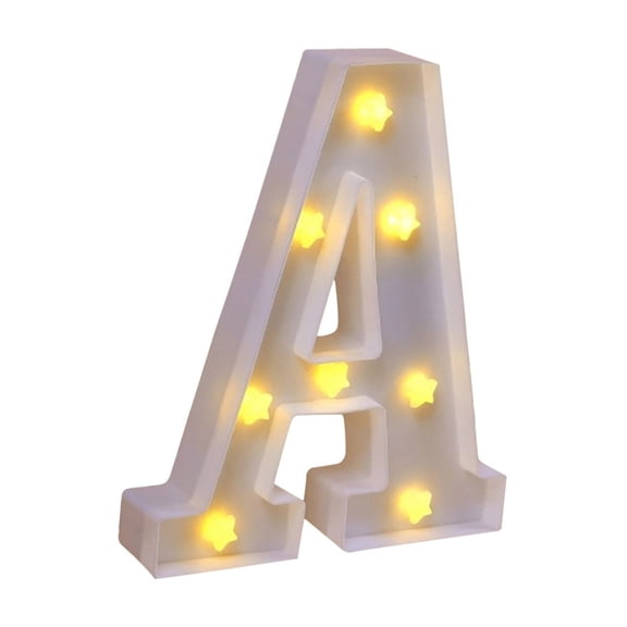 WMGHA Creative 26 Letter LED Light Sign for Custom Word Display, Dimmable Alphabet Decor for Home Bedroom, Educational Classroom, Business Signs, and DIY Project Parties
