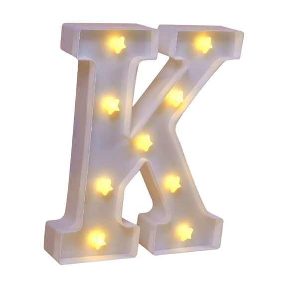 WMGHA Creative 26 Letter LED Light Sign for Custom Word Display, Dimmable Alphabet Decor for Home Bedroom, Educational Classroom, Business Signs, and DIY Project Parties