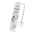 thumbnail image 1 of WMGHA Cute Dog Bookmark Metal for Dog Moms - Adorable Pet Lover Gift for Women Girls - Book Reader Accessory - Durable Engraved Animal Design, 1 of 7