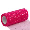 thumbnail image 1 of WMGHA Deco Mesh Ribbon Rolls -6 inch Wide Glitter Deco Mesh Ribbon Wrapping Ribbon Rolls for Home Door Wreath Decoration DIY Crafts Making,Christmas Tree Decor, Box Wrapping,10 Yards, 1 of 8