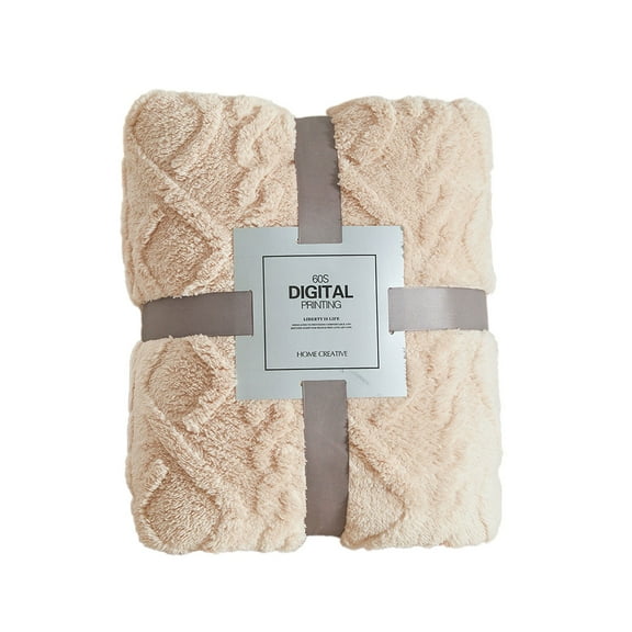 WMGHA Decorative Bed Blankets, Sherpa Throw Blanket for Couch Sofa - Fuzzy Soft Cozy Blanket for Bed, Fleece Thick Warm Christmas Blanket for Winter, 40x60, 60x80 Inches