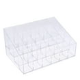 thumbnail image 1 of WMGHA Desktop Storage Box, Lipstick Display Rack: 24 Compartment Acrylic Gloss Organizer Lipstick Organizer Holder Clear Makeup Organizer Lipstick Case for Lip Gloss Brushes, 1 of 1