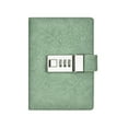 thumbnail image 1 of WMGHA Diary with Lock,PU Leather Diary with Combination Lock Password Notebook Locking Journal Diary, Refillable Writing Notebook for School/Office Use,Gift for Students/Teens, 5.5 x 4 inch, 1 of 8