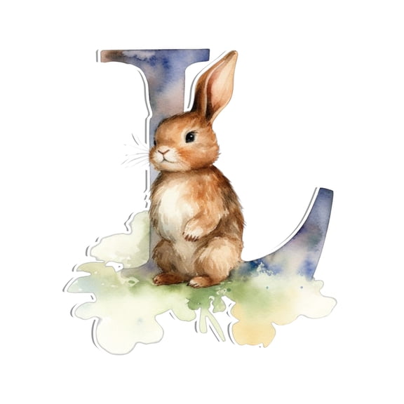 WMGHA Easter Charms for Jewelry Making,Easter Rabbit Letter Hanging Ornament,Cartoon Charms Acrylic Rabbit Jewelry,Easter Bunny Decoration,Making Rabbit Pendants DIY Jewelry Accessories