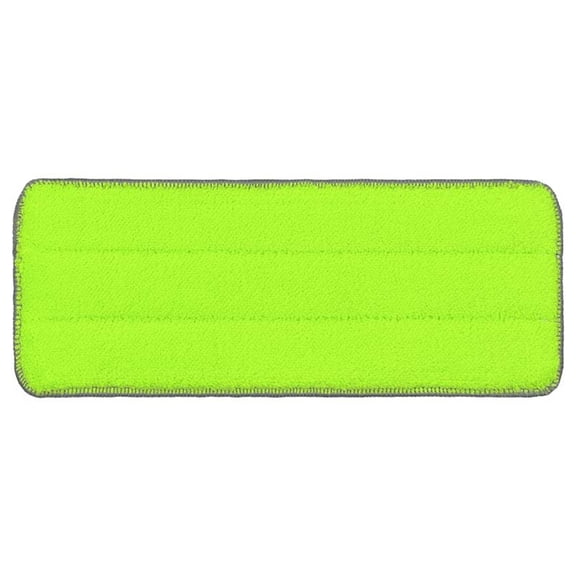 WMGHA Flat Mop Pads, 1 Pack 12.8" X 5.1" Microfiber Mop Pad/Refill/Head, Mop Pads Washable Microfiber Squeeze Cleaning Mop Heads Replacement - Green