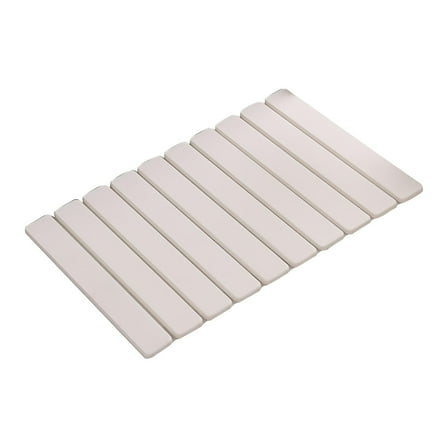 WMGHA Foldable Stone Bath Mat, Super Absorbent Diatomaceous Earth Mats, Non-Slip 30x40 cm Quick Drying Mat, Compact and Easy to Store Bath Mats for Bathroom, Easy to Clean