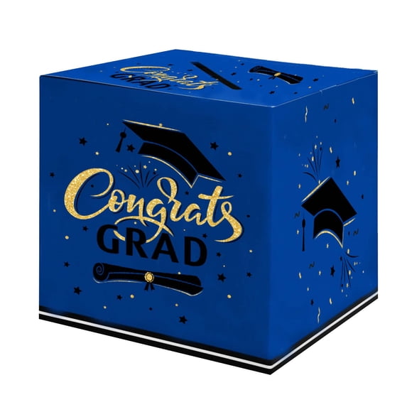 WMGHA Graduation Card Box 2025 - Congrats Grad Card Boxes Holder, 2025 Graduation Gift Cards Box for Graduation Party Decorations 2025 Favors Decor Supplies Props,9.84 inches