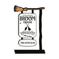 thumbnail image 1 of WMGHA Halloween Decorations,Halloween Decorations Indoor,Halloween Broom Parking Library Sign,Halloween Witch Decor for Front Porch Wall Home Office Indoor Outdoor, 1 of 9