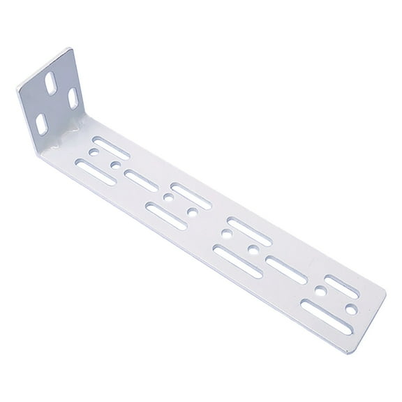 WMGHA L Track Ceiling Wall Mount Bracket, Double Curtain Track Wall Mount Bracket Drapery Track Holder Support for Double Curtain Rod, Adjustable Mount for Home Window Accessories