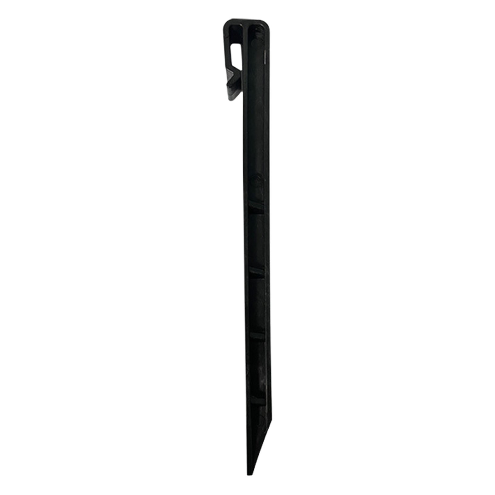 Lot De 30 Piquets De Jardin Noirs 25 Cm - Pour Bordures, Fixation De Filets, Tentes, Sol Dur, Plastique Résistant UV