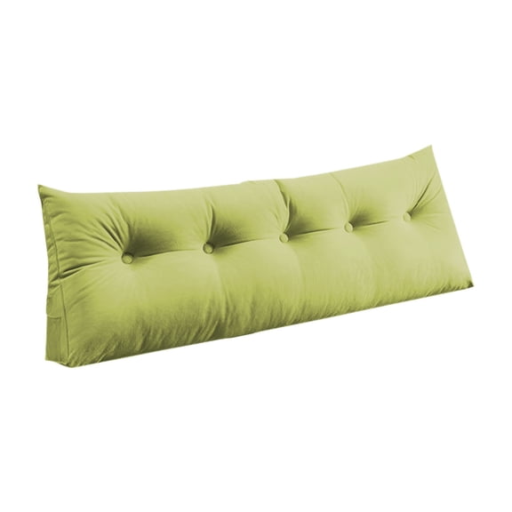 WMGHA Large Bolster Triangular Headboard Wedge Backrest Positioning Support Bed Rest Reading Pillows Headboard Wedge Pillows for Day Bed with Removable Cover, 50*60cm