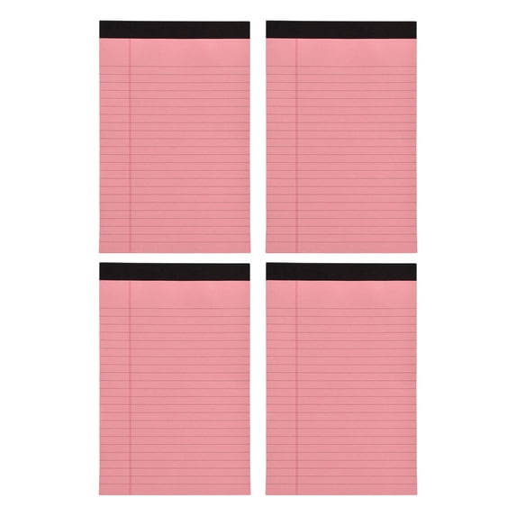 WMGHA Legal Pads 5x8 Small Note Pads 5x8 Notepads for Work, 6 Pack Writing Pads 5x8 College Ruled Lined Paper Pads, 80 GSM 5x8 in Legal Note Pad Narrow Ruled, 30 Sheet per Notepad