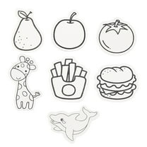 WMGHA Magic Foam Texture Paper - 3D Foam Texture Canvas Panels - DIY Art Kits and Kids Craft Supplies, Raised Surface Painting & Craft Projects (3.15” Each)