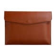 thumbnail image 1 of WMGHA PU Leather Document Folder – Soft Travel Portfolio Case with Inner Pockets – File Storage Organizer for A4 Papers, Passports, & Office Essentials, 1 of 9