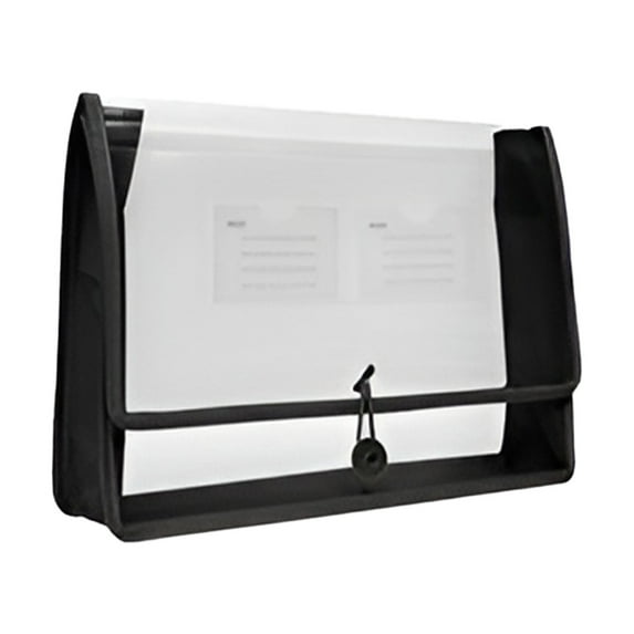 WMGHA Plastic Expanding File Wallet Document Organizer with Elastic Cord & Button Closure, Letter Size, 2.8" Expansion, A4 Expandable File Folder for 𝗦𝗰𝗵𝗼𝗼𝗹 Office & Home Organization