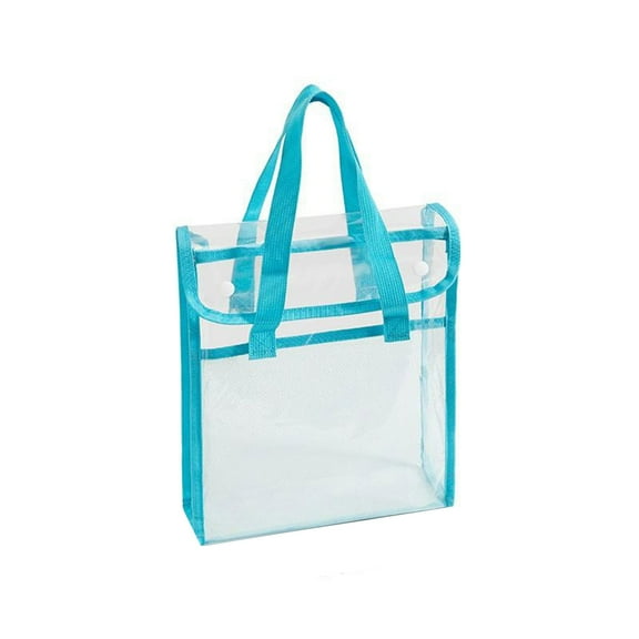 WMGHA Plastic File Folders Envelope Expanding File Wallet Organizer Documents Folder with Handle A4 Waterproof Transparent Pouch for School Office - Extra Large Capacity Letter Size